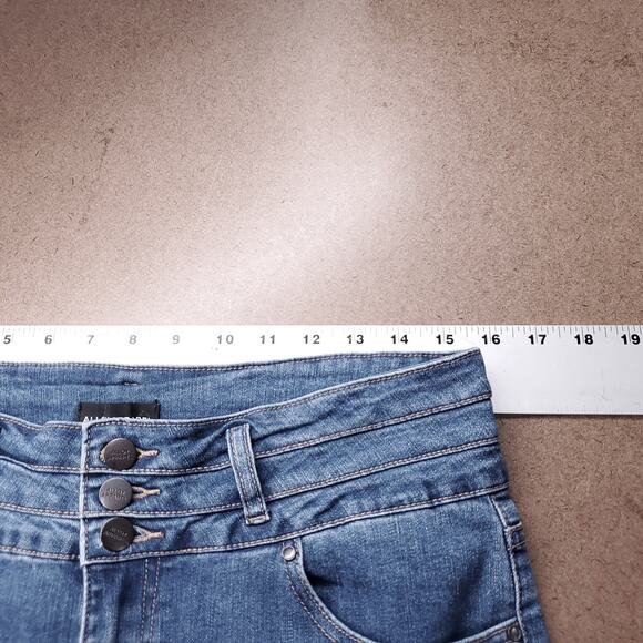 Alloy Apparel Tall Heidi Ultra High Rise Jeans Women Jr 16/37 Blue Skinny Sleek - Picture 4 of 13